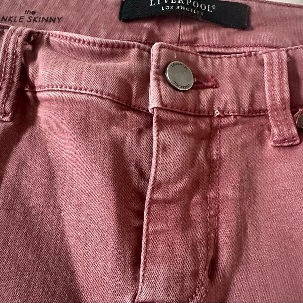 Liverpool The Ankle Skinny Women's Rose Jeans- Size 4P - Picture 3 of 10
